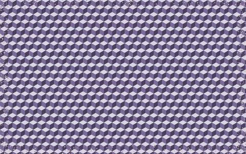 Isometric Cube Stack Pattern in Mauve and Warm Beige Stock Illustration