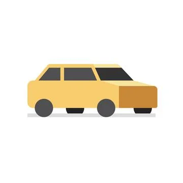 Isometric delivery car icon. Flat illustration of vehicle vector icon 3d Stock Illustration