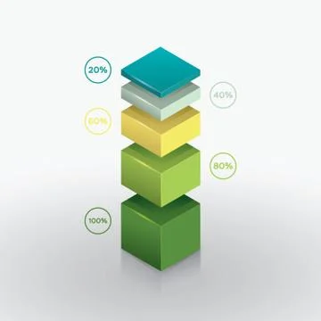 Isometric diagram Stock Illustration