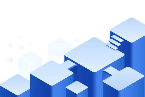 Isometric display podium scene with geometric platform. Stage showcase on Stock Illustration