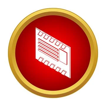 Isometric envelope icon representing mail communication Ilustração Stock