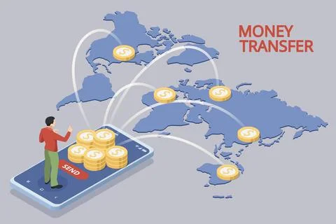 Isometric Expert team for Data Analysis, Business Statistic, Management Illustrazione stock