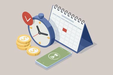 Isometric Expert team for Data Analysis, Business Statistic, Management Illustrazione stock