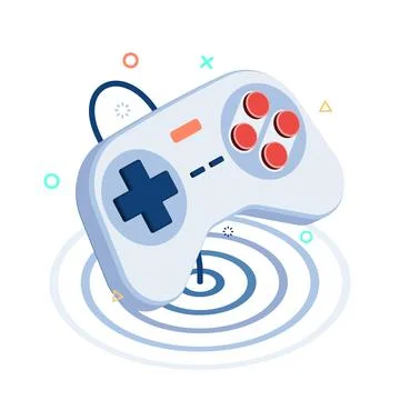 Isometric Game Controller or Gamepad Stock Illustration
