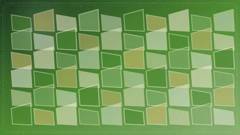 Isometric green pixel grid background pattern with light shading for modern.. Stock Illustration