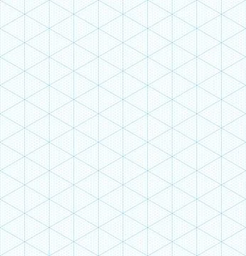 Isometric grid lines Stock Illustration