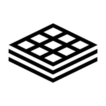 Isometric grid pattern for modern app interface design Stockillustratie