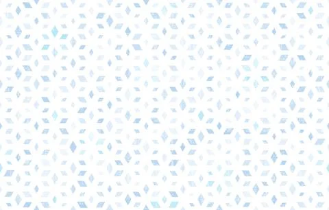 Isometric hexagon pattern with cube illusion in soft white, gray and blue ton イラスト素材