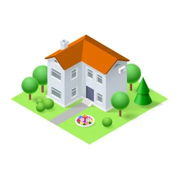 Isometric home Stock Illustration