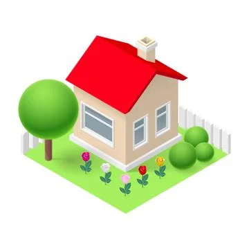 Isometric home Stock Illustration