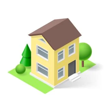 Isometric home Stock Illustration