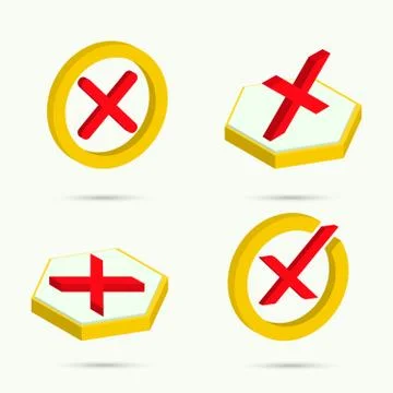 Isometric icons Stockillustratie