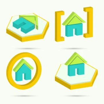Isometric icons Illustration