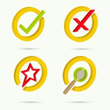 Isometric icons Illustration