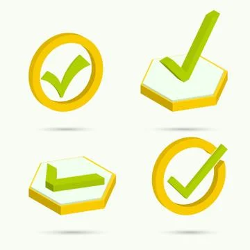 Isometric icons Stock Illustration