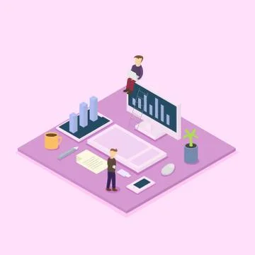 Isometric Stock Illustration