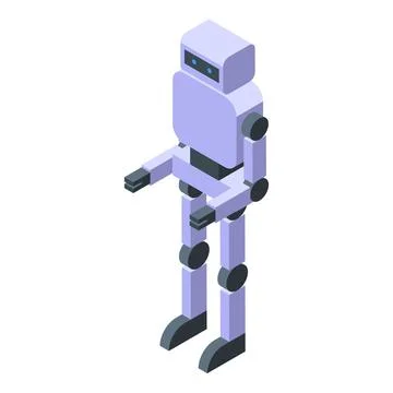 Isometric illustration of a modern robot Stock Illustration