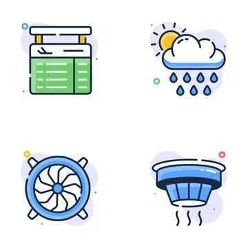 Isometric illustration pack representing digital data processing, funnel 스톡 일러스트