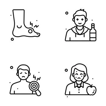 Isometric illustration pack representing digital data processing, funnel Stock Illustration
