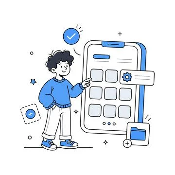 Isometric illustration pack representing server data logistics, factory Stock Illustration