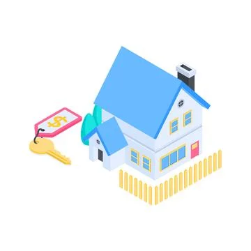 Isometric illustration of web development with coding interface and data Stock Illustration