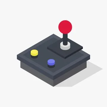 Isometric illustrator gamepad Stock Illustration