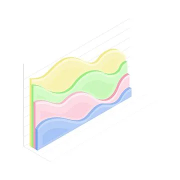 Isometric Infographic as Graphic Visual Representation of Information or Data Stock Illustration