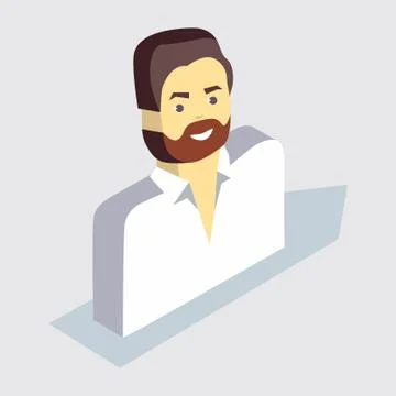 Isometric man Stock Illustration