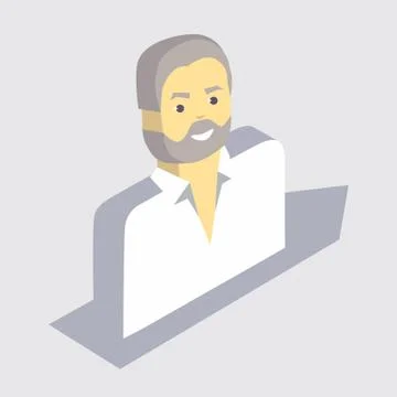Isometric man Stock Illustration