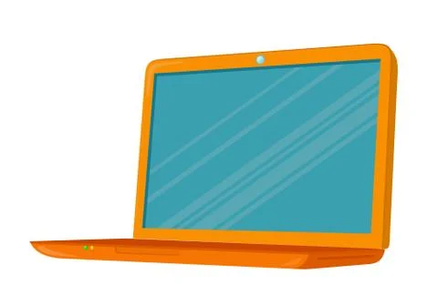 Isometric Notebook Laptop Illustrazione stock