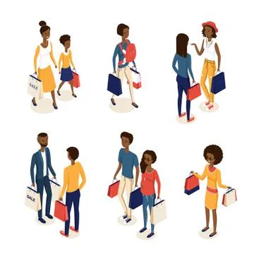 Isometric online shopping 2 Stock Illustration