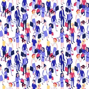 Isometric online shopping 3 Stock Illustration