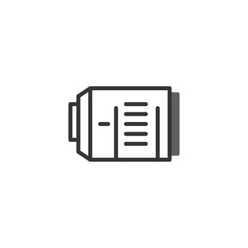 Isometric outline of electronic communication modem for data transmission v.. Stock Illustration