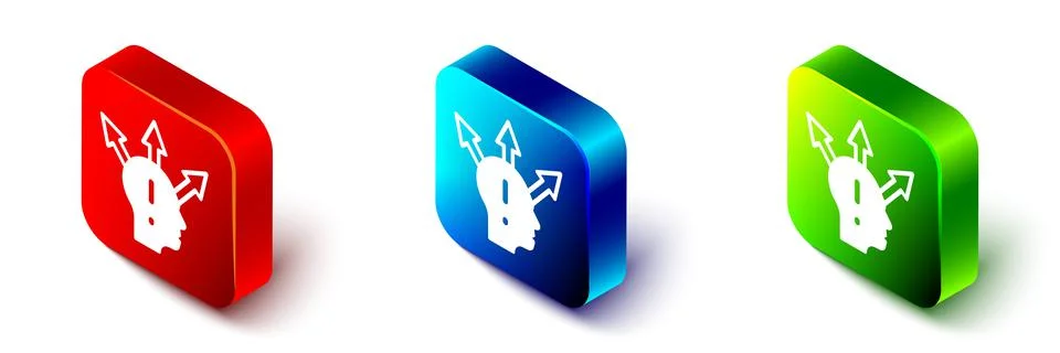 Isometric Project team base icon isolated on white background. Business analysis Stock Illustration