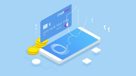 Isometric Protection network security and safe your data Stock Footage 131274523