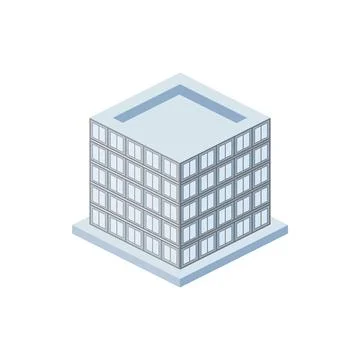 Isometric school building. Element of color isometric building. Premium quality 스톡 일러스트