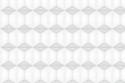 Isometric shape geometric pattern with lines and shape seamless  white and .. Stock Illustration