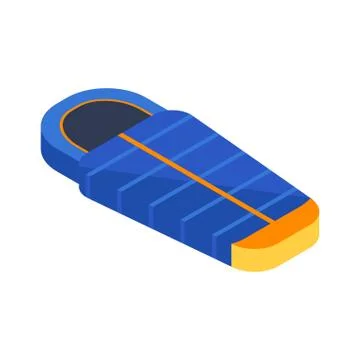 Isometric Sleeping Bag Icon Stock Illustration