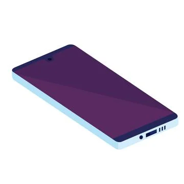 Isometric smartphone device Stock Illustration