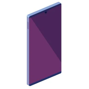 Isometric smartphone icon Stock Illustration