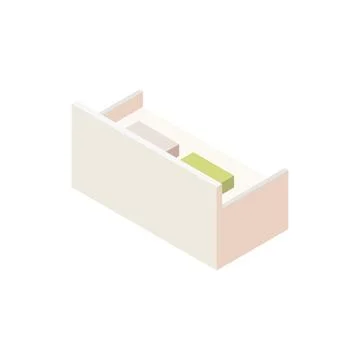 Isometric sofa illustrated on background Stock Illustration