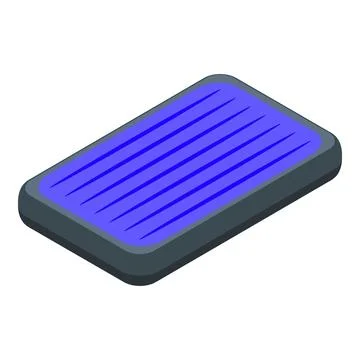 Isometric solar panel vector illustration Stock Illustration