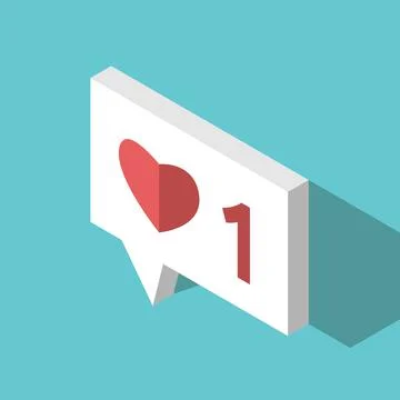 Isometric speech cloud, like Stock Illustration