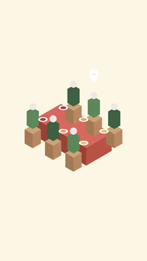 Isometric stack of colored blocks representing growth and progress data vis.. Видео 344936899