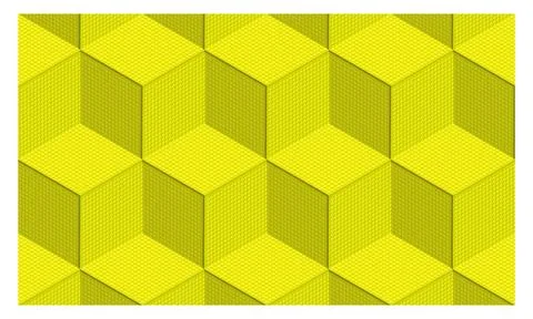 Isometric toy bricks background. Blocks for children poster and games. Real.. Stock-Illustration