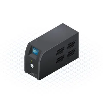 Isometric UPS Stock Illustration