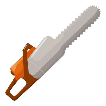 Isometric vector illustration of a chainsaw Stock Illustration
