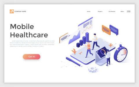 Isometric vector illustration Stock Illustration