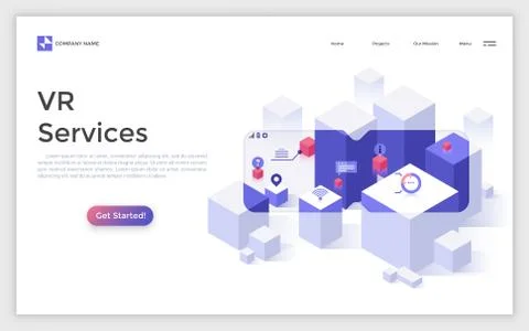 Isometric vector illustration Illustrazione stock