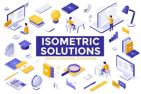 Isometric vector illustration Stock Illustration